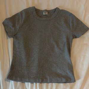 Sunday Best Gray Short Sleeve Crew Tee for Kids